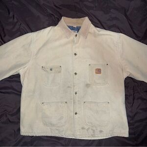 Carhartt Men’s Chore Coat Beige/Khaki Color Size 3XL